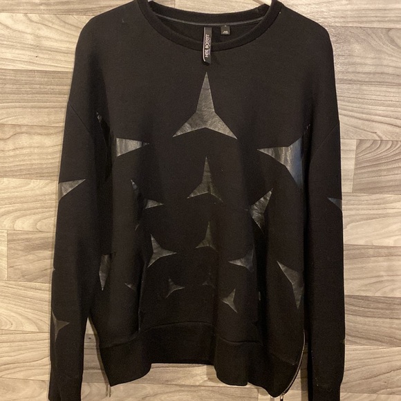 Neil Barrett Geometric 3 Point Star Viscose Sweatshirt - Picture 2 of 16